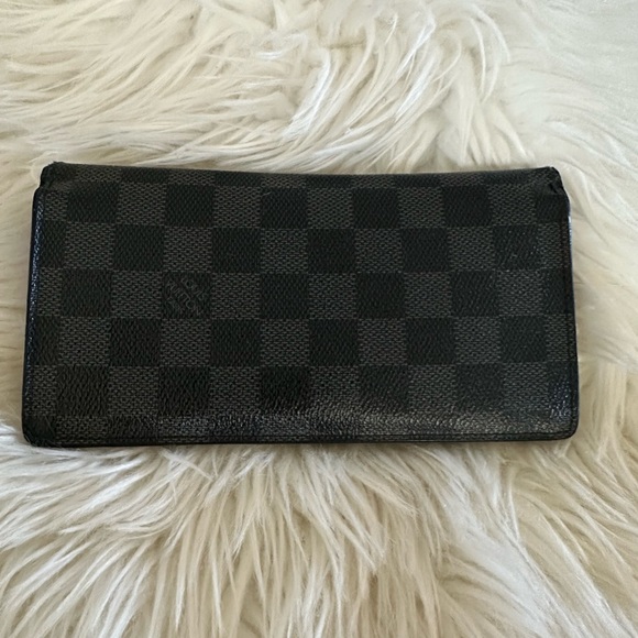 EUC Louis Vuitton, graphite Brazza wallet - Picture 2 of 11